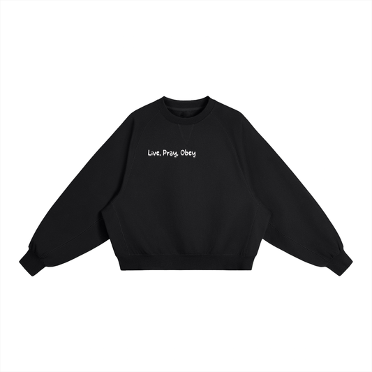 Essential Heavyweight Dolman Sleeve Boxy Sweatshirt