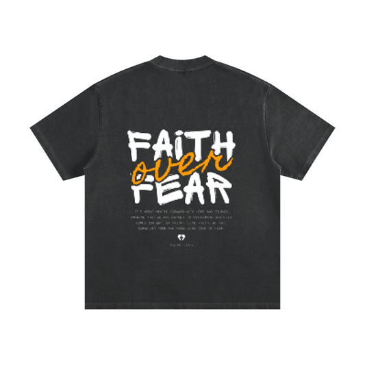 Heavyweight Vintage Washed Frayed T-Shirt