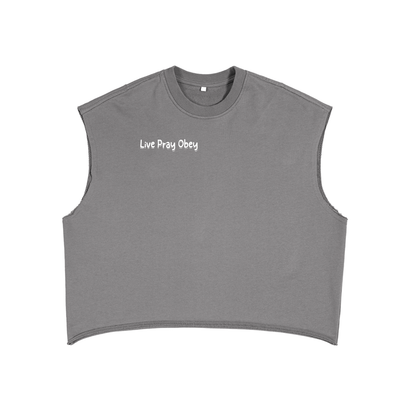 French Terry Boxy Tank Top