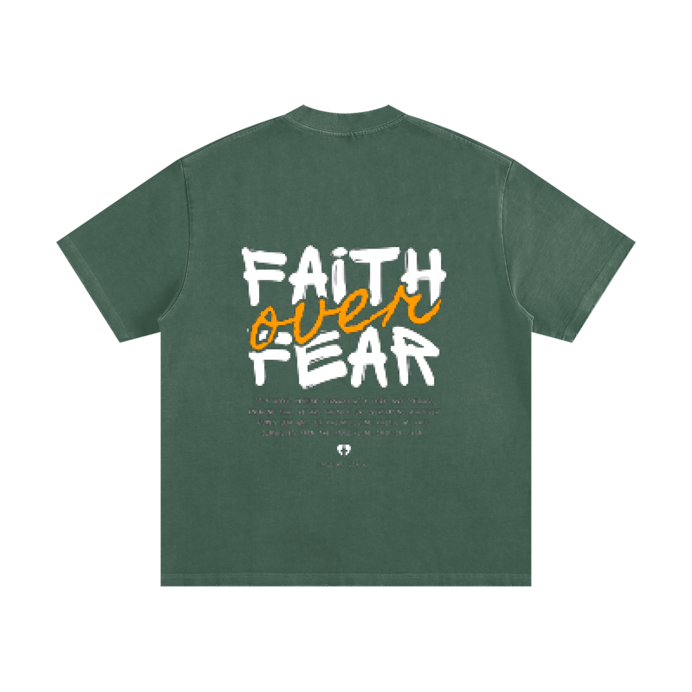 Heavyweight Vintage Washed Frayed T-Shirt