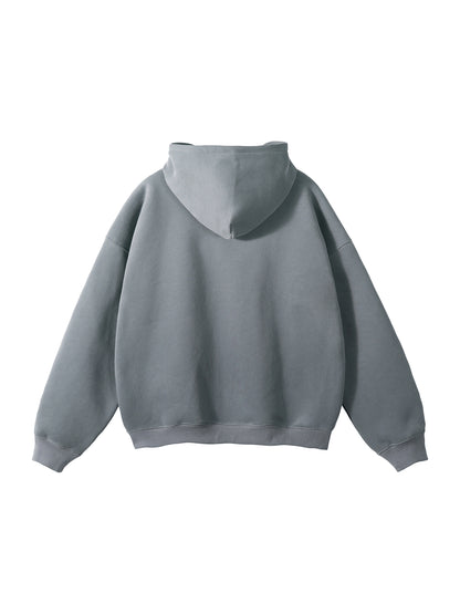 Oversize Fleeced Hoodie "Love One Another"
