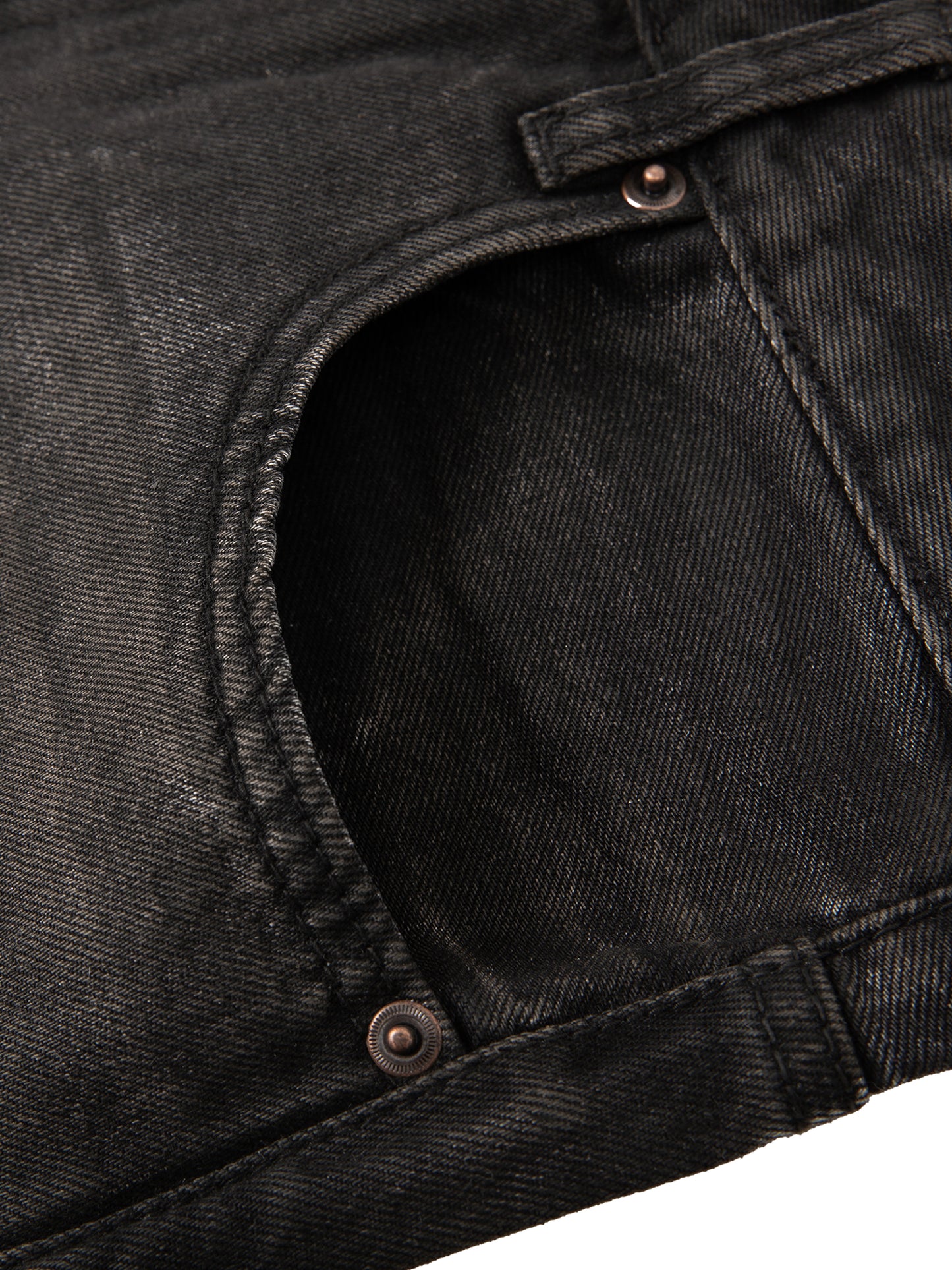 Men Vintage Wash Heavyweight Denim Jeans